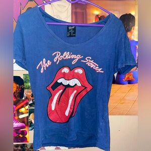 Rolling stones blue tee